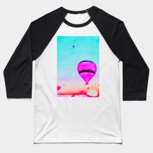 Neon Balloon No. 1 Baseball T-Shirt